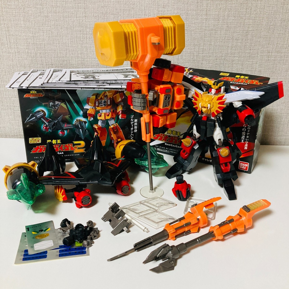 BANDAI Japan Super Mini PLA The King of Braves GaoGaiGar Braves 01