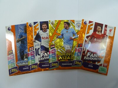 Panini Premier League Plus Pick Unnumbered Parallel Special Insert Cards ORANGE