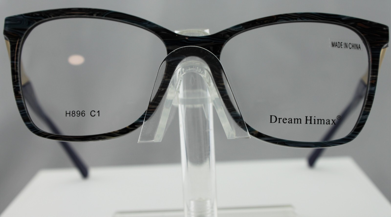 Dream Himax H896 C1 Multicolor Blue Plastic Frame Clear Demo Lens
