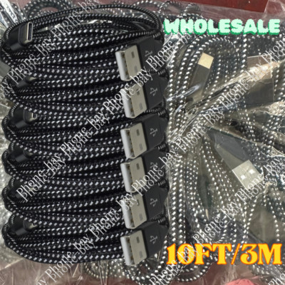 USB Type C Fast Charger Cable Lot For Samsung iPhone 15 Android Charging Cord 