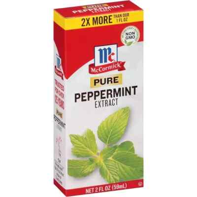 McCormick Pure Peppermint Extract, 2 fl oz USA, 2 pack