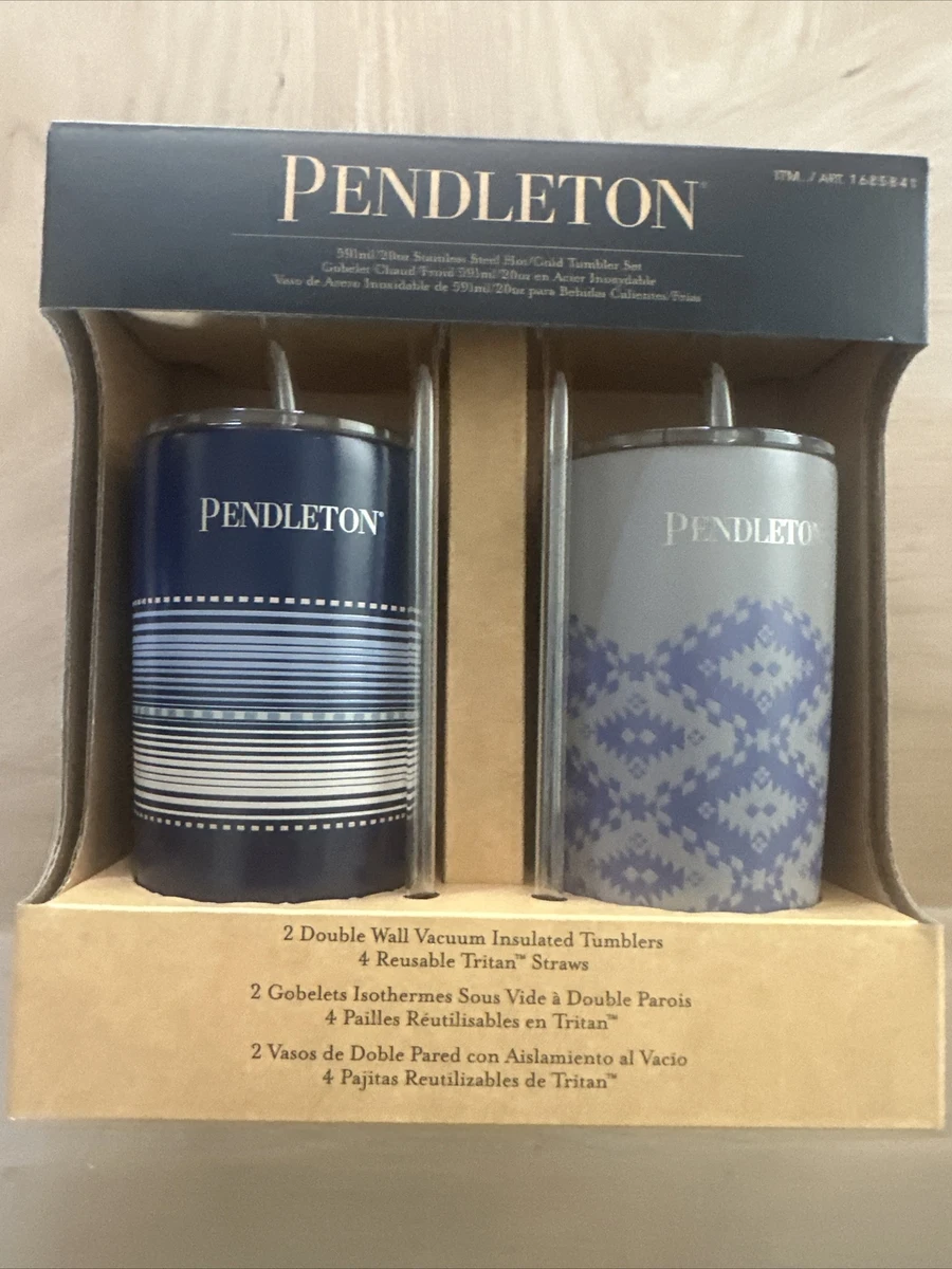 Pendleton, Kitchen, 2 Pack Pendleton Tumblers Double Wall Stainless Steel