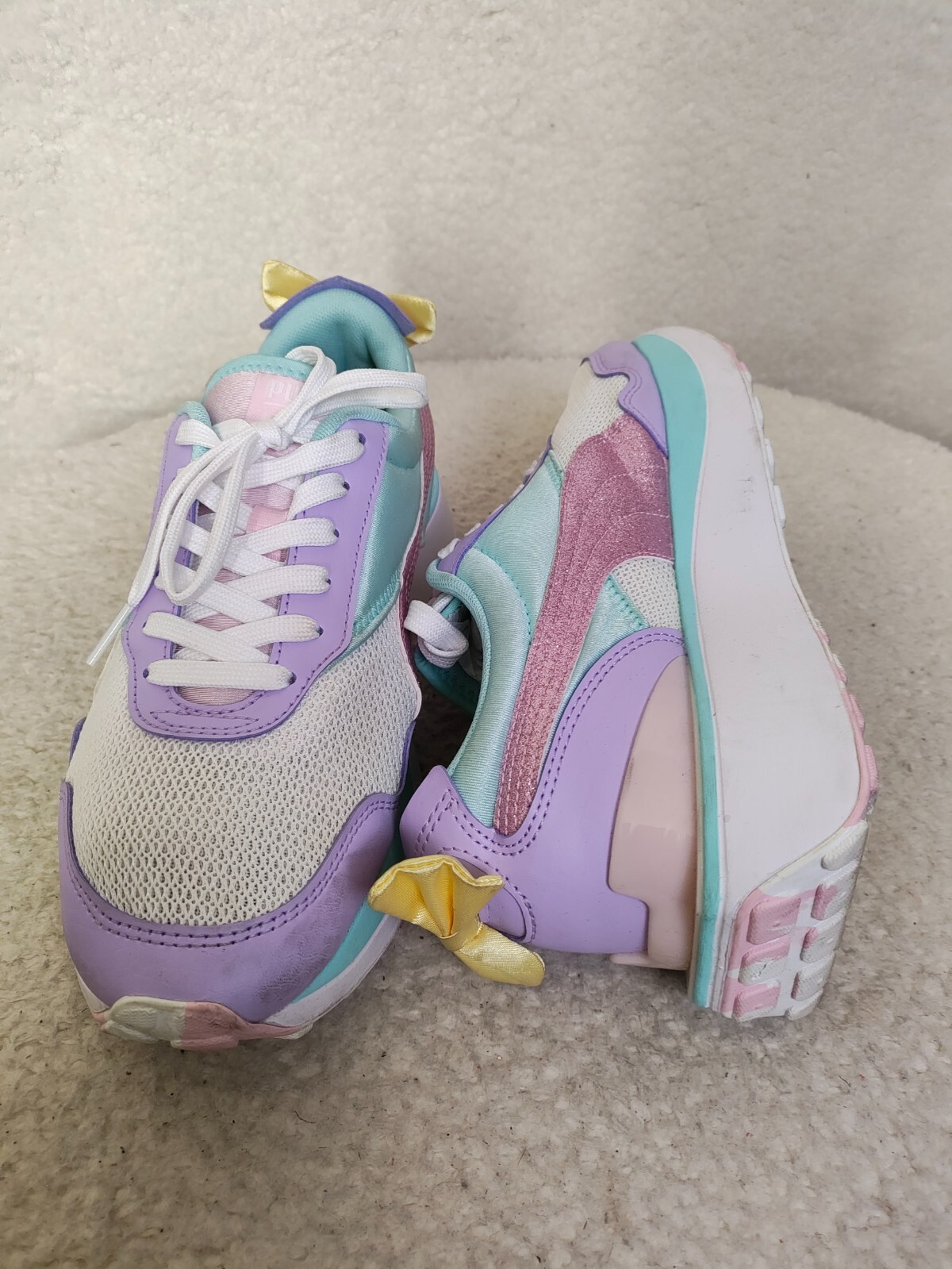 SAOLA Scarpe da ginnastica Puma LOL Suprise Cruise ragazzo 6 5 viola stringate corsa atletica