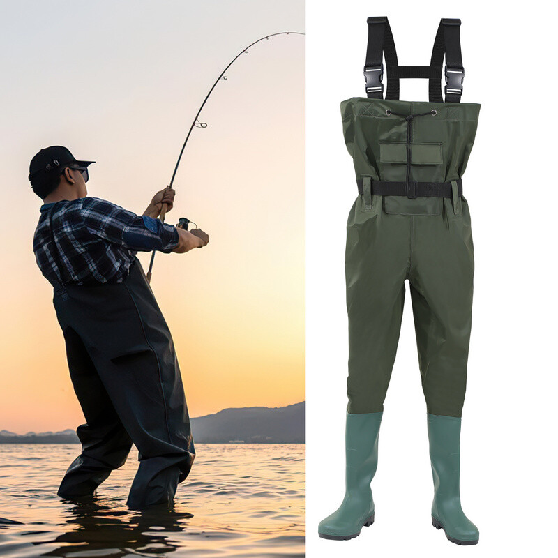 Angler Gummistiefel Winter Angeln Wathose Gummistiefel Teichhose