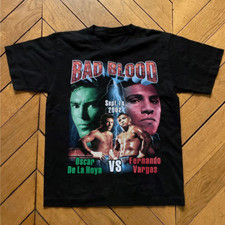Oscar De La Hoya vs Fernando Vargas 2002 Black S-2345XL Unisex T Shirt S3477