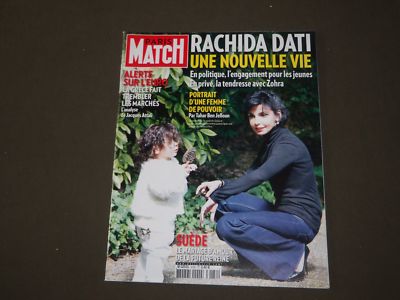 2010 MAY 12-19 PARIS MATCH (FRENCH) MAGAZINE - RACHIDA DATI - SP 9976