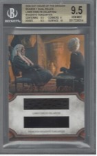 2024 HOUSE OF THE DRAGON VELARYON/ TARGARYEN DUAL RELICS CARD #DRC10 BGS 9.5