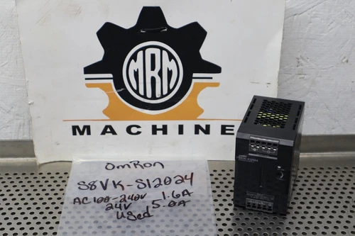 Omron S8VK-S12024 Power Supply IN: AC100-240V 50/60Hz 1.6A Out: DC24V 5.0A Used