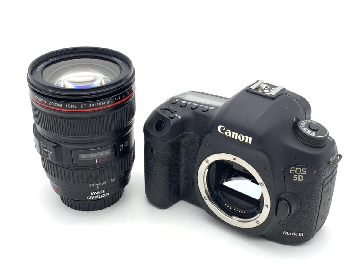 Canon EOS 5D Mark III EF24-105L IS USM Digital SLR Camera Lens Kit from Japan