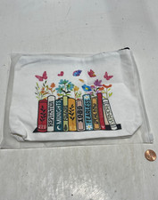 Taylor Swift Make-Up Bag W/ Zip Closure Size 9" In X 7" In Book Album Titles