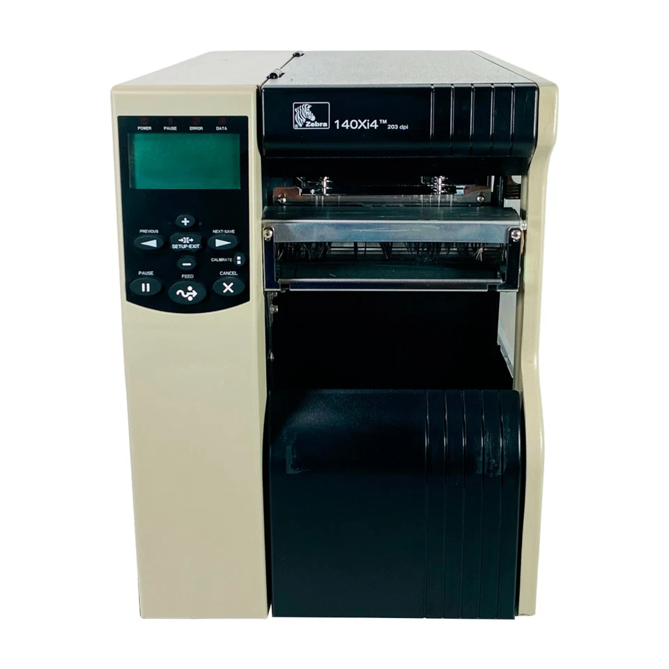 Zebra 140Xi4 Industrial Thermal Transfer Label Printer Cutter LAN USB Serial - Image 3 of 4
