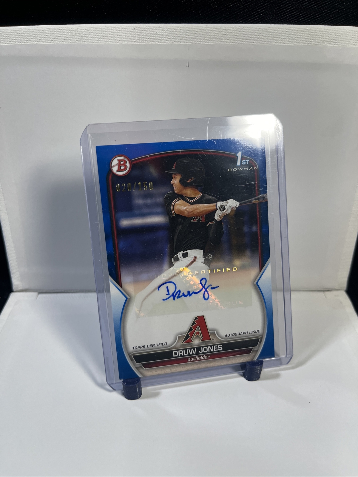 2023 Topps Bowman - Paper Prospect Druw Jones Autographs Blue #PPA-DJS /150