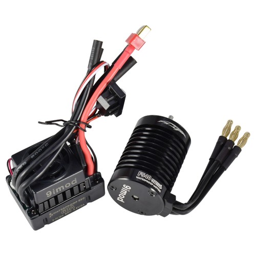 Motor impermeable sin escobillas 9imod F540-V2 4370KV 3,175 mm + 60 A ESC para coche de radiocontrol 1/10 - Imagen 13 de 28