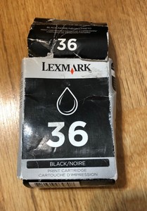 lexmark 36 black ink cartridge