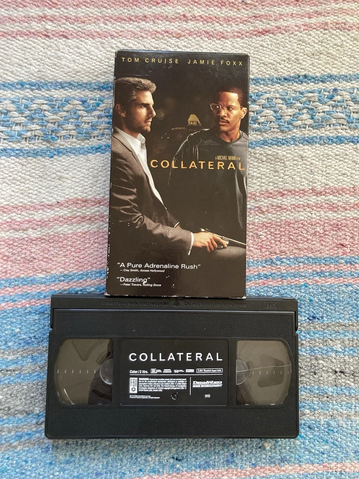 Collateral 2004 VHS Michael Mann Tom Cruise Jamie Foxx Cult Thriller  - Image 4 of 4