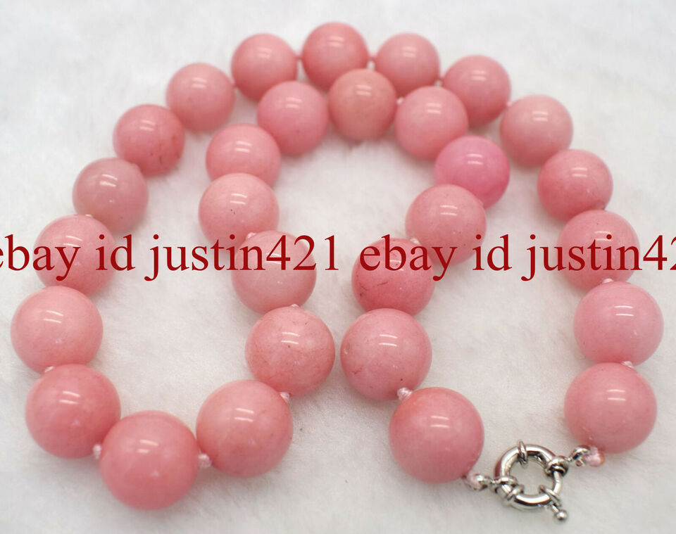 Pendentif Or 18 Carats Rhodochrosite - 11,55 G - Occasion Porté - Bijou Unique