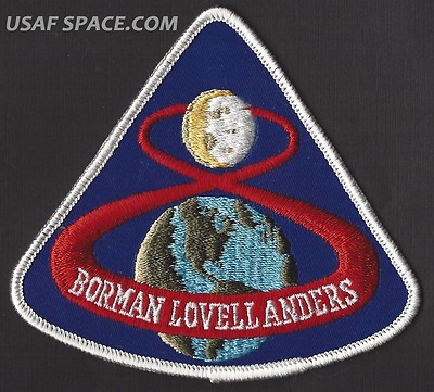 APOLLO 8 LION BROTHERS VINTAGE ORIGINAL NASA CLOTH BACK SPACE PATCH MINT ****