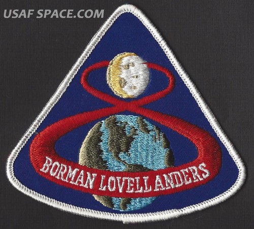 APOLLO 8 LION BROTHERS VINTAGE ORIGINAL NASA CLOTH BACK SPACE PATCH MINT ****
