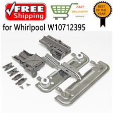 Choice Parts for Whirlpool W10712395 Dishwasher Upper Top Dish Rack Adjuster Kit