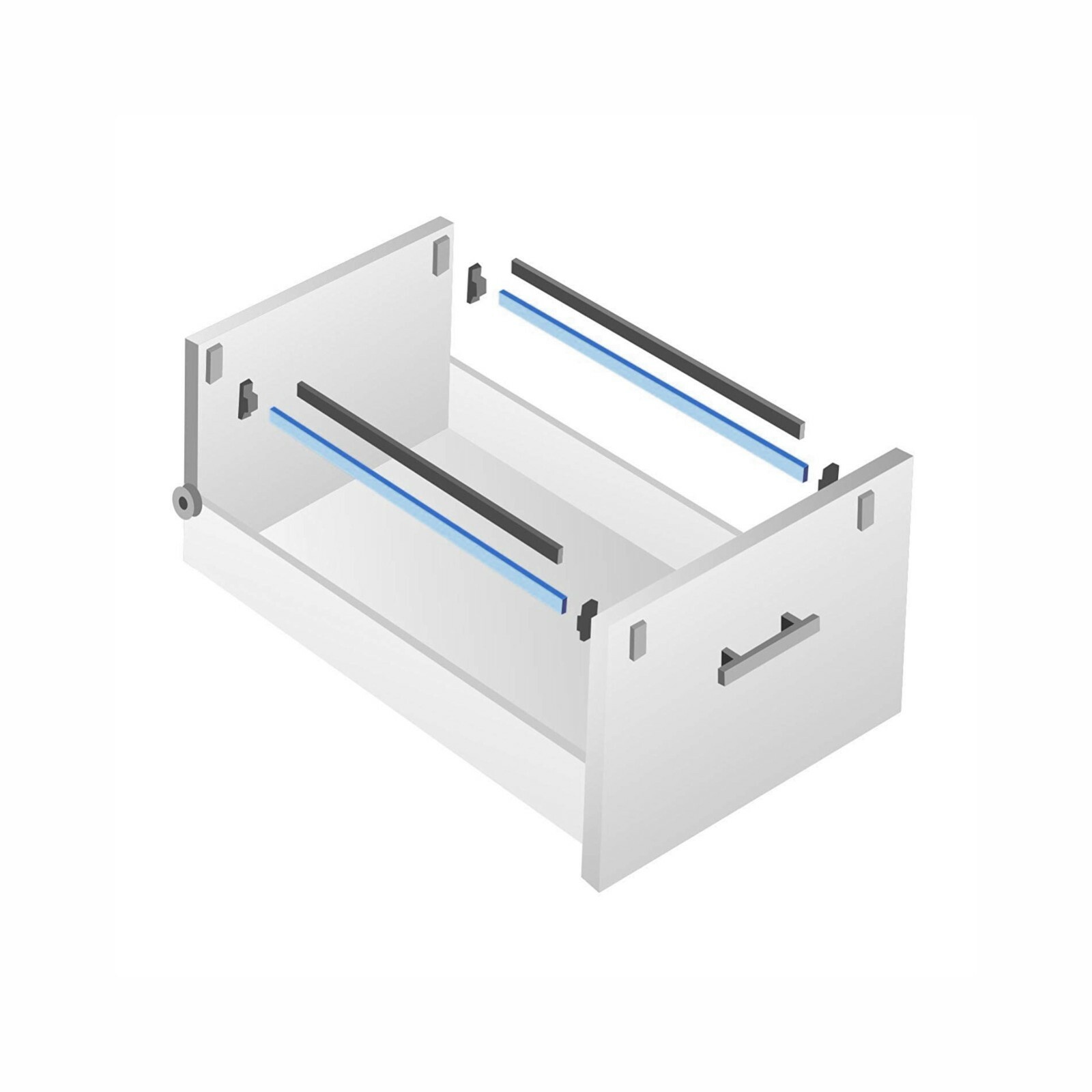 Blum ZRM.5500.US.R901 Cream Metafile Hanging Drawer Office F