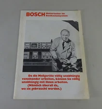Brochure Bosch Engine Tester Modular System Stand 1/1970