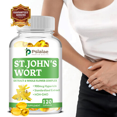St. John's Wort - Relieves stress and anxiety, improves mood