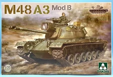 Takom 1/35 2162 M48A3 Mod B Brand New Complete Kit