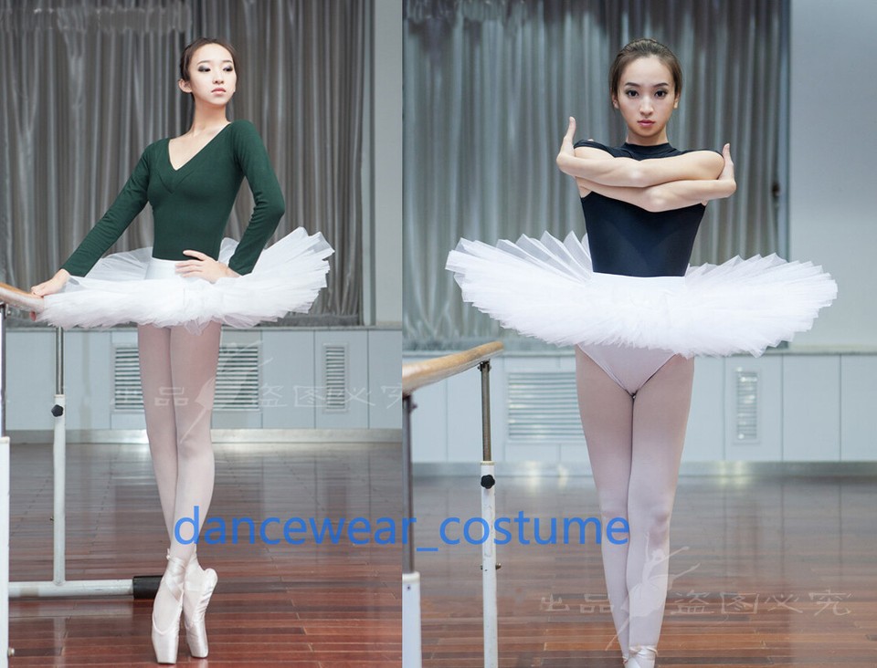 New Adult Professional Ballet Tutu Hard Organdy Platter Skirt Dance