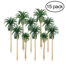 15PC Scenery Model Tree Lifelike Palm Tree Model For Home Hotel Office dorm 
