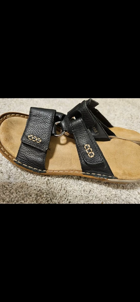 Sandálias femininas Rieker pretas Mules confortáveis sapatos casuais - Imagem 3 de 4