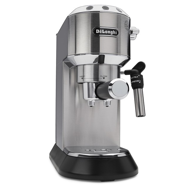 Delonghi EC685M Dedica Deluxe 15Bar Pump Espresso Machine (Stainless Steel) eBay