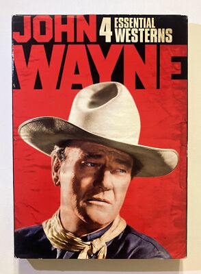 John Wayne: 4 Essential Westerns (DVD, 2022, 4-Disc Set) NEW | eBay