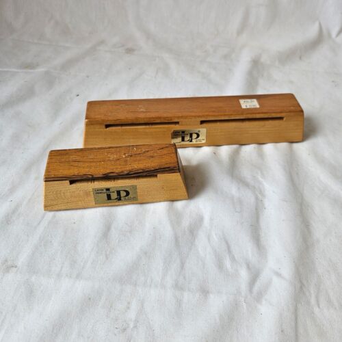 LP Piccolo Wood Block Pair - Double Piccolo Wood Block - Vintage