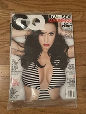 February 2014 GQ Magazine KATY PERRY sexy cover + Eric Decker & Jessie James