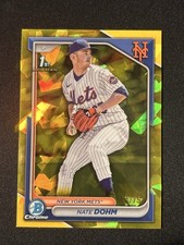 2025 Bowman Chrome Sapphire 1st Nate Dohm Yellow Sapphire /75 New York Mets