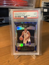 2018-19 Panini Select #13 Markelle Fultz Top Selections Silver Prizm /99 PSA 9 