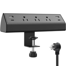 Desk Clamp Power Strip USB C,40W Total Fast Charging Station,4 PD 20W USB C Port