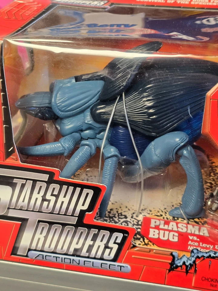 1997 Starship Troopers Action Fleet PLASMA BUG vs Levy & Trooper Galoob New - Image 3 of 4