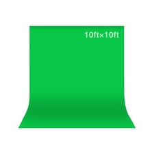 Green Screen Backdrop, 10x10 ft Photography Chromakey Greenscre... FAST USA SHIP