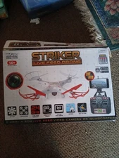 Striker Live Feed Drone - Video Camera RC Quadcopter - New in Box