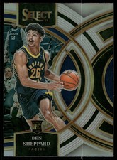 2023-24 Panini Select #105 Ben Sheppard Silver Prizms Indiana Pacers Rookie