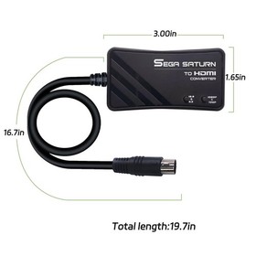 WNNZVCC Sega Saturn to HDMI Converter，RGB Signal Output from Sega Saturn to H...