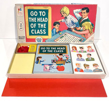 Vintage 1967 GO TO THE HEAD OF THE CLASS Board Game UNUSED 4175 Milton Bradley