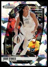 2024 Panini Prizm WNBA #122 Kiah Stokes Ice Prizms