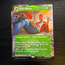 Wizards of the Coast MTG Marvel Foil Miles Morales & Ultimate Spider-Man x2