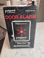 NEW Poolguard Model DAPT Solid State Electronic Pool Door Alarm USA Made White