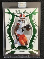  2025 Panini Flawless Rookie Quinshon Judkins Emerald /5 RC Browns  