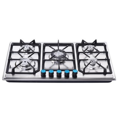 34'' 5 Burners Built-In Stainless steel CookTop Gas Stove NG/LPG