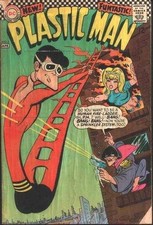 Plastic Man 1966   3 4.0-VG Tear in spine 1967