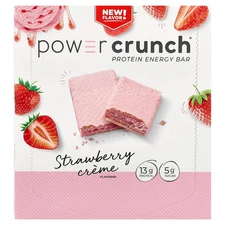 Power Crunch Protein Energy Bar, Strawberry Creme, 12 Bars, 1.4 oz (40 g) Each